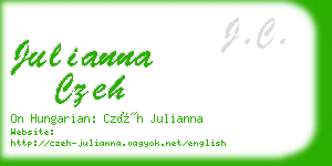 julianna czeh business card